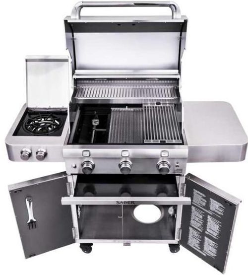 купить Мангал Saber R50SC0017 SS 500 3 Burner, TRU-Infrared (pe gaz) в Кишинёве 