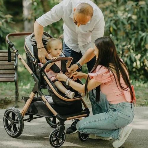 cumpără Сărucior pentru copii Coccolle Melora Moonlit Grey, 3in1 cu landou transformabil în Chișinău 