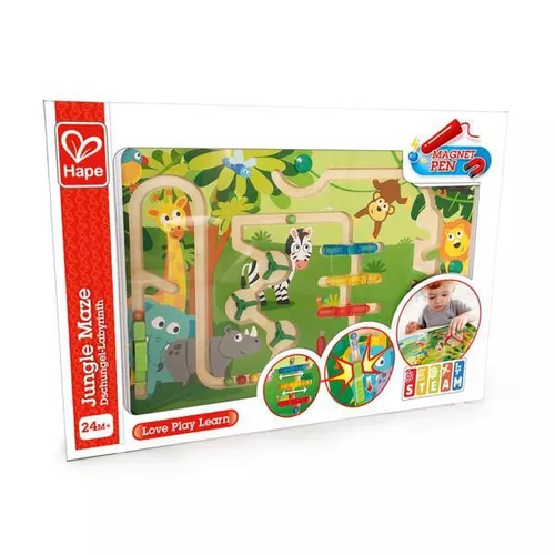 cumpără Puzzle Hape E1714 Labirint magnetic – Jungla în Chișinău 