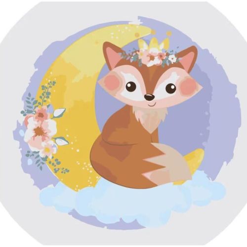 cumpără Tablou pe numere Strateg R18 /27 (ES010)(16094) Vulpea, 30x30 cm în Chișinău 