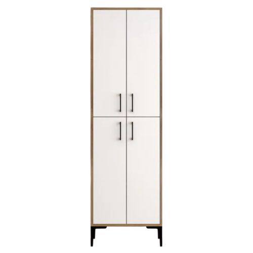 cumpără Raft pentru încălțăminte Trendy Berlin A, Nuc, Alb 60x200x35cm în Chișinău 