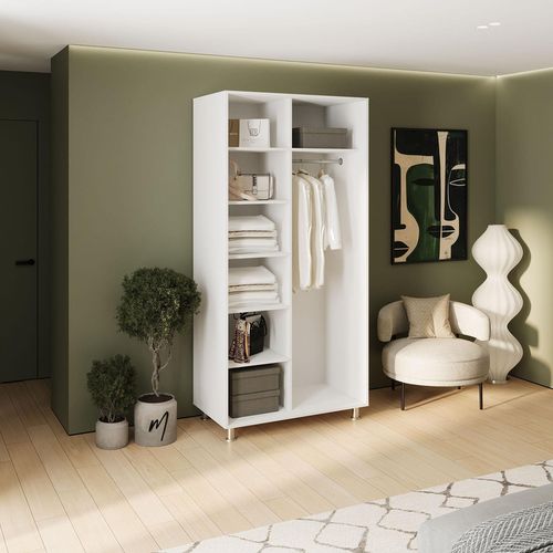 cumpără Dulap my-STYLE C10H1T04BM01-U11, 100x210, белый în Chișinău 