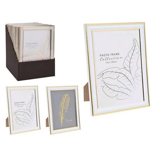 купить Фото-рамка Holland 32372 пластиковая 12.6x17.8cm, золотой в Кишинёве 