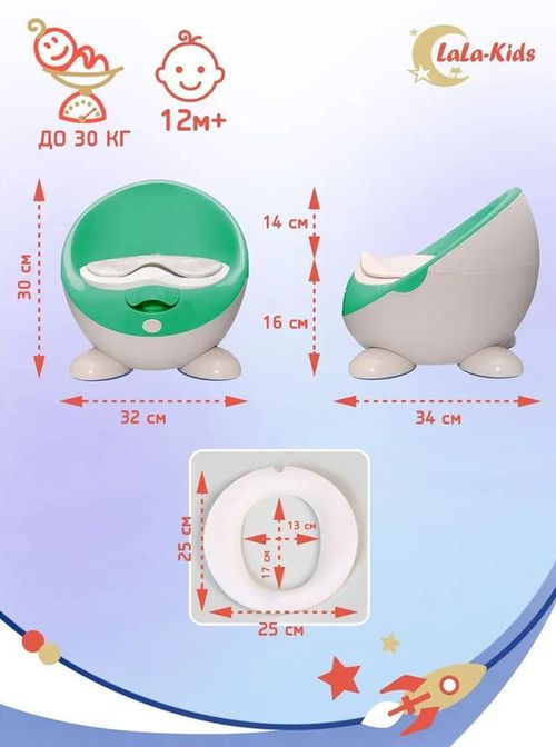 cumpără Oală A+B 6123 Oala-scaunel verde, cod 58674 în Chișinău 