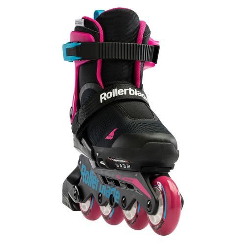 купить Роликовые коньки Rollerblade MICROBLADE FREE NERO/ROSA Size 33-36 в Кишинёве 