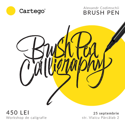 cumpără Brush Pen Calligraphy Workshop în Chișinău 