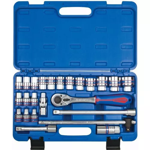 cumpără Set de unelte de mână King Tony ST4028MR Set chei tubulare 1/2", 12 puncte, 10-32", cu accesorii, 24 piese în Chișinău 