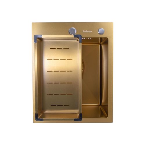 купить Мойка кухонная SanDonna HD4050 Auriu в Кишинёве 