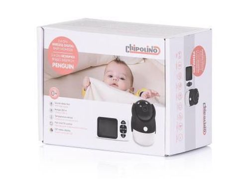 купить Видеоняня Chipolino VIBEFPE02501WH Penguin 2.8 LCD display в Кишинёве 