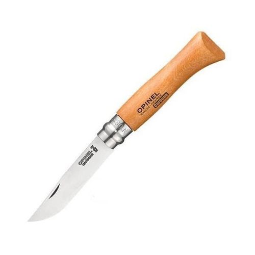 купить Нож походный Opinel Set cutit+husa Carbon Nr. 8 в Кишинёве 