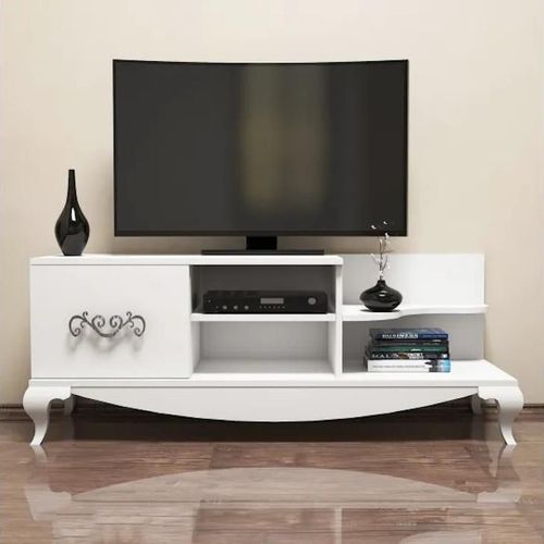 купить Тумба напольная для TV Trendy Sultan, Alb 130x50x45cm в Кишинёве 