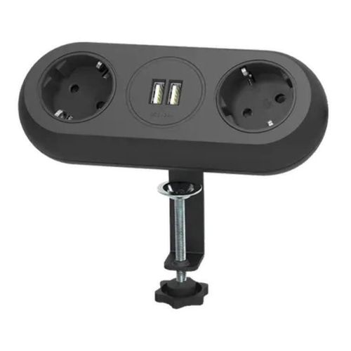 cumpără Filtru electric ORNO ORAE13133GSB 2 prize + 2 USB 1.4M NEGRU în Chișinău 