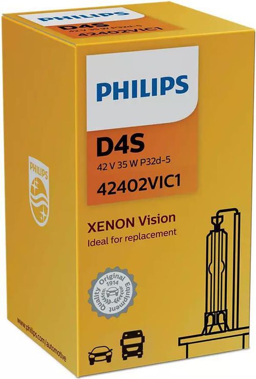 купить Автомобильная лампа Philips D4S 42V 35W P32d-5 XENON (42402VIC1) в Кишинёве 