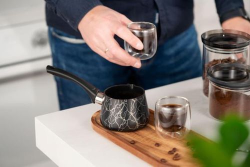 cumpără Ibric pentru cafea Ardesto AR0850SG Black Mars 0,5l în Chișinău 