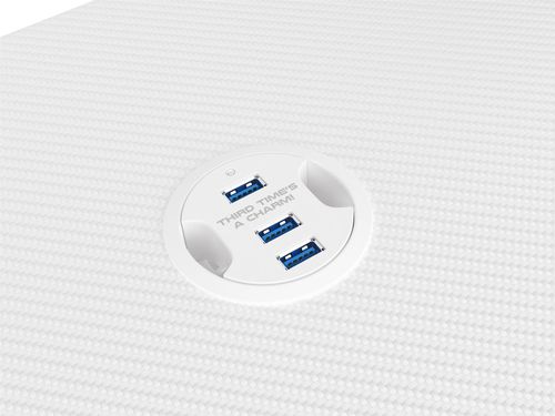 купить Стол компьютерный Genesis NDS-1802 Holm 320, RGB White в Кишинёве 