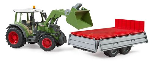 купить Машина Bruder 2182 Tractor Fendt Vario 211 cu incarcator frontal si basculant, 53986 в Кишинёве 