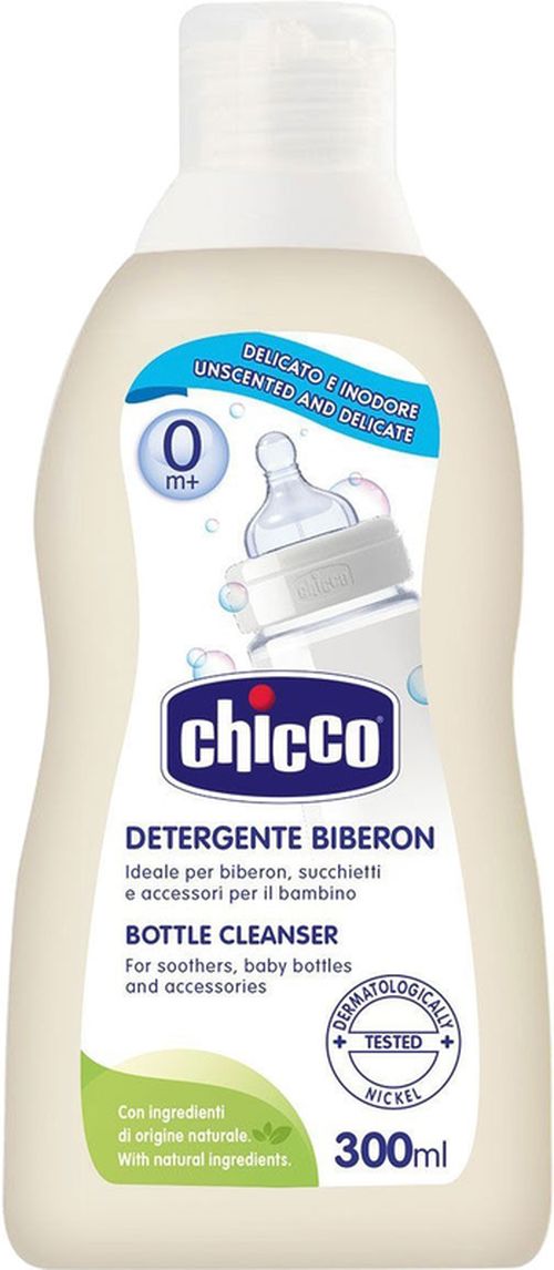 Solutie pentru spalarea biberoanelor, suzetelor si veselei Chicco 300 ml 