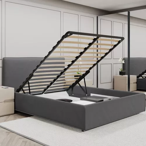 купить Кровать Bayro ZenDesign 1400x2000, подъёмный механизм, ткань кат. I в Кишинёве 