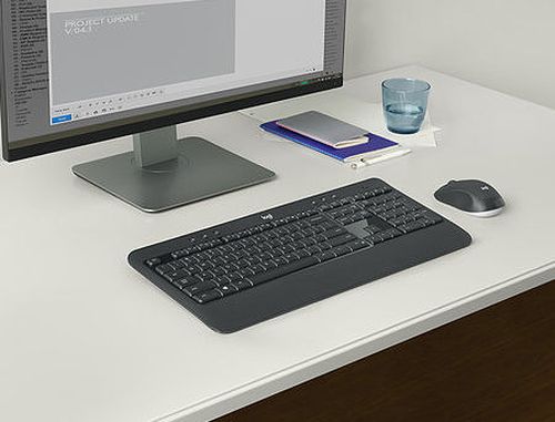 купить Клавиатура+мышь Logitech MK540 Black Advanced Wireless Mouse + Keyboard Bundle, 2.4 GHz RF, USB, 920-008686 (set fara fir tastatura+mouse/беспроводной комплект клавиатура+мышь) в Кишинёве 