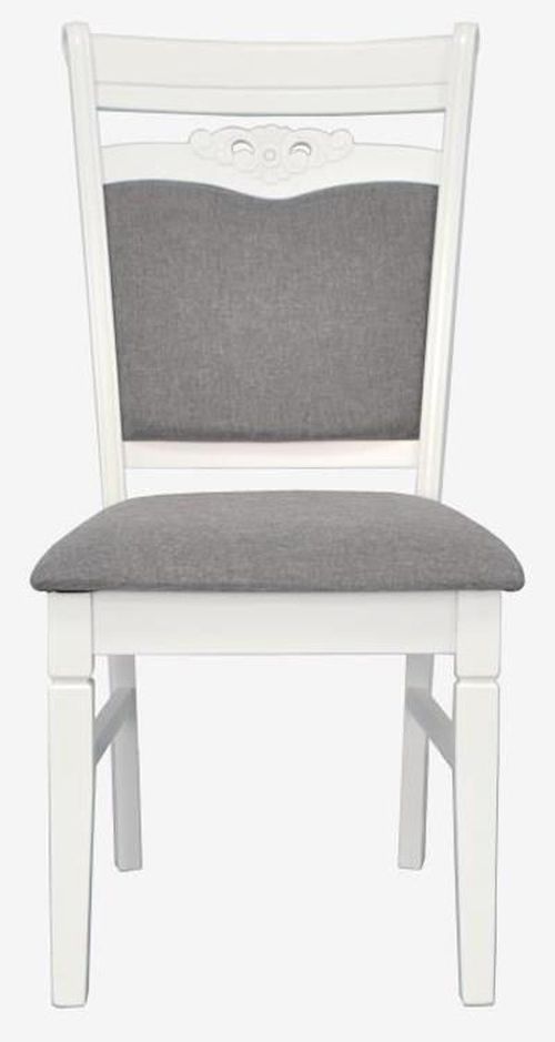 купить Комплект стол и стулья Evelin di Costacurta стол HV-33V White + 10 стульев HV-3167 White/NV-10WP Grey в Кишинёве 