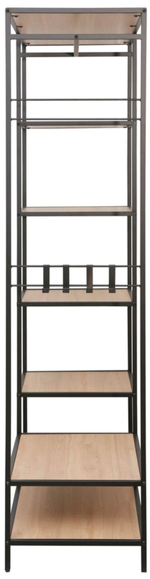 купить Офисный стеллаж Deco Regan 103x43x173H Oak/Black в Кишинёве 