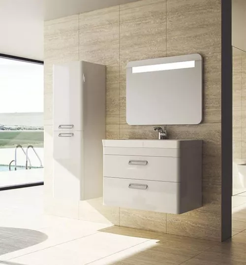 купить Шкаф-пенал Martat Perla (white) в Кишинёве 