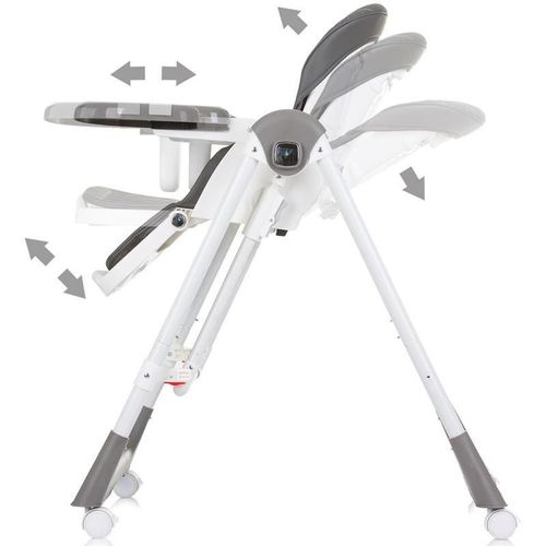 купить Стульчик для кормления Chipolino STHMS02404GN Milk Shake granit 2in1 в Кишинёве 