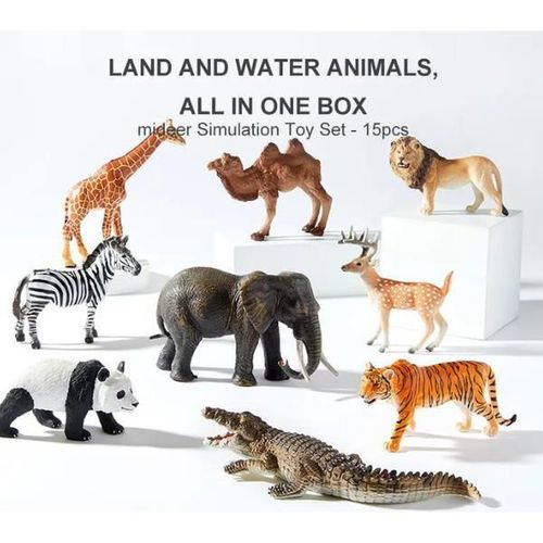 купить Набор для творчества Mideer MD1382 Set de creație Animale Sălbatice, 15 elem. в Кишинёве 