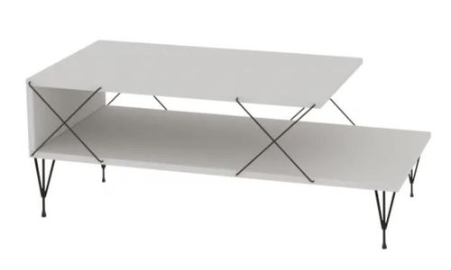 cumpără Măsuţă cafea Trendy Loara, Alb 100x40x50cm în Chișinău 