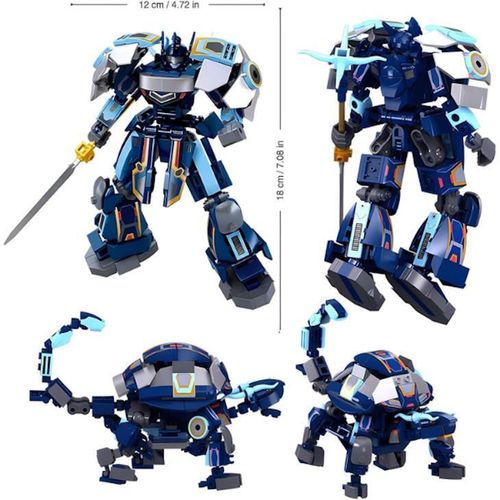 cumpără Set de construcție Sluban B1278 Robot Țestoasa neagră 2în1 (251 elem.) în Chișinău 