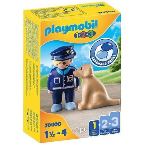 cumpără Jucărie Playmobil PM70408 Police Officer with Dog în Chișinău 