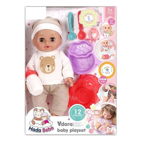 cumpără Păpușă Essa WZB901-4 Păpușă vorbitoare în pijama cu accesorii în Chișinău 