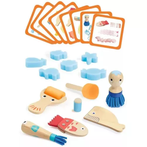 cumpără Set de creație Djeco DJ09014 Set de accesorii unice pentru pictat în Chișinău 