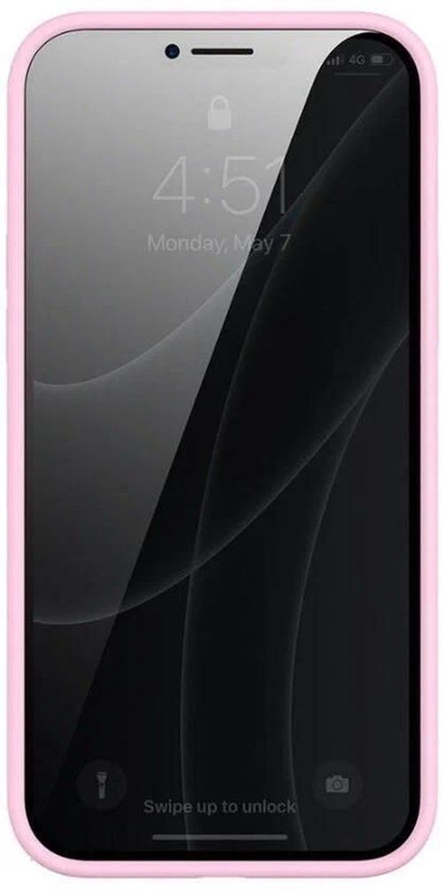 купить Чехол для смартфона Baseus Liquid Silica Gel Protective iPhone 13 Pro, Pink в Кишинёве 