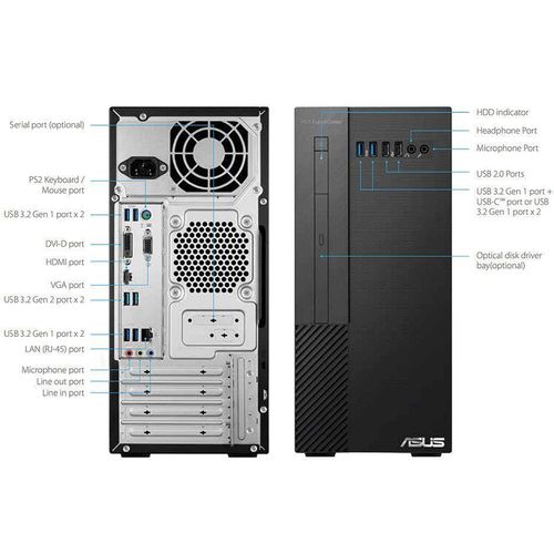 cumpără Bloc de sistem PC ASUS X500MA-R5600G0050 ExpertCenter X5 în Chișinău 