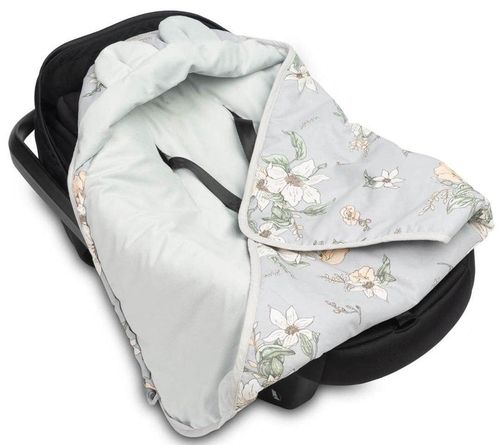 купить Детское постельное белье Sensillo 70308 Одеяло в переноcку Velvet Lily Grey в Кишинёве 