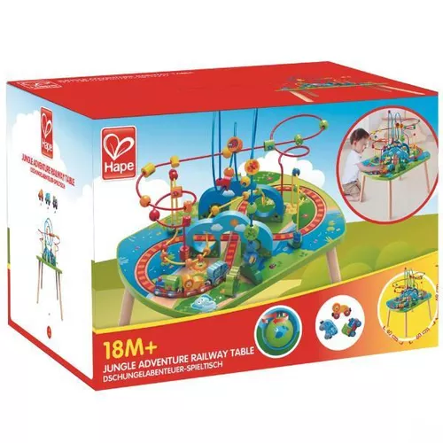 cumpără Complex de joacă pentru copii Hape E3824 Masă de dezvoltare din lemn Calea ferată prin junglă în Chișinău 