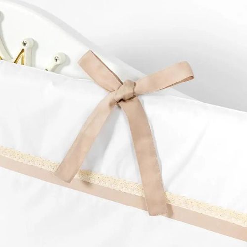 cumpără Lenjerie de pat pentru copii PernaMea Set lenjerie Elegance bej 8 piese (PM.100260) în Chișinău 