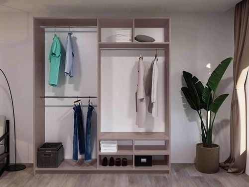 cumpără Dulap Bayro Top line Napoli 2000x2300x580 серый камень, купе (604800) în Chișinău 