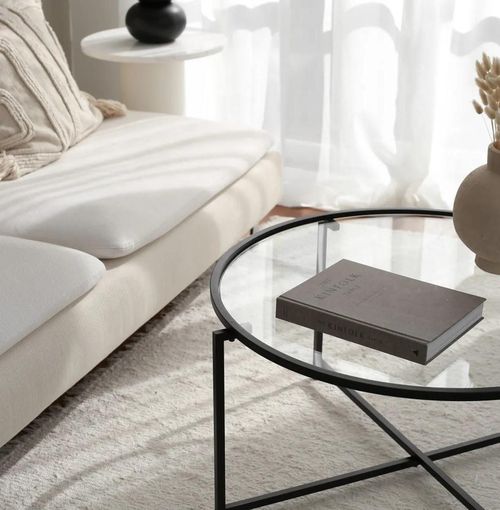 cumpără Măsuţă cafea Trendy Sun S403, Negru 83x40x83cm în Chișinău 