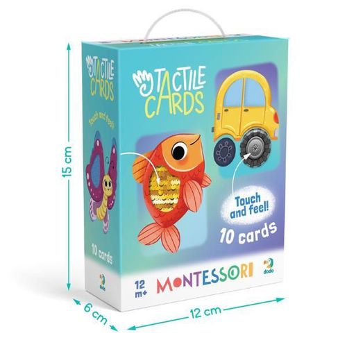 купить Настольная игра Dodo 301231 Set carduri cu elemente tactile Montessori La plimbare в Кишинёве 