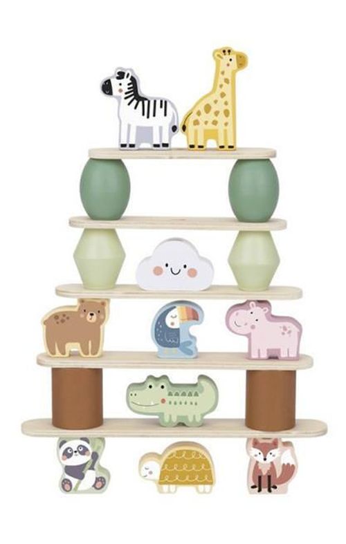 купить Игрушка Tooky Toy TJ004 Jucărie din lemn Balanță Animale, 58734 в Кишинёве 