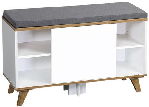 cumpără Raft pentru încălțăminte Kesper 15942 Dulap pantofi alb PAL 77x30x48cm în Chișinău 
