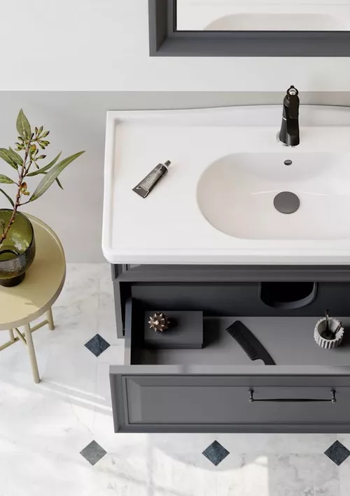 купить Шкаф под умывальник Orka Design 105 anthracite в Кишинёве 