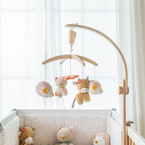 cumpără Carusel pentru pătuț Nattou 266208 Wooden musical mobile în Chișinău 
