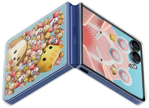 cumpără Husă pentru smartphone Samsung EF-ZF766 Flip7 Flipsuit Transparent în Chișinău 