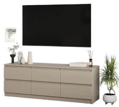 cumpără Comodă TV MebelStar NEO 6S 180x43x53 Cashmere (MBS-1292) în Chișinău 