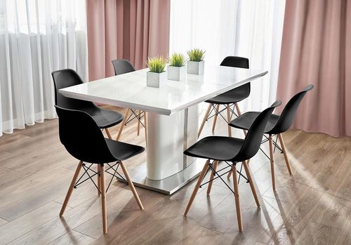 купить Стул Jumi SD-972575 81x46x52cm, Negru в Кишинёве 