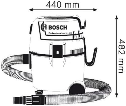 cumpără Aspirator industrial Bosch GAS 20 L SFC 060197B000 în Chișinău 
