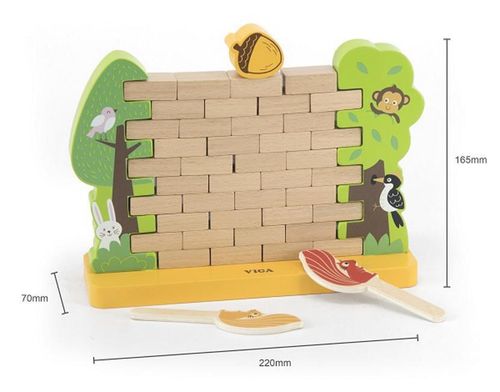 cumpără Jucărie Viga 44566 Steady Squirrel Brick Balancing Game în Chișinău 
